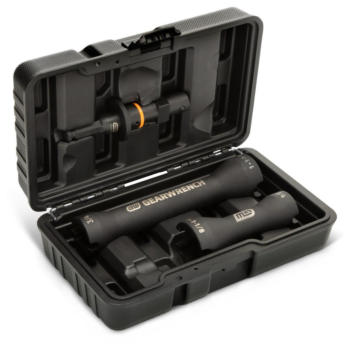 Gearwrench GWLS51X2 3 Piece 5-in-1 Lineman Nut Runner Impact Socket & Adapter Set