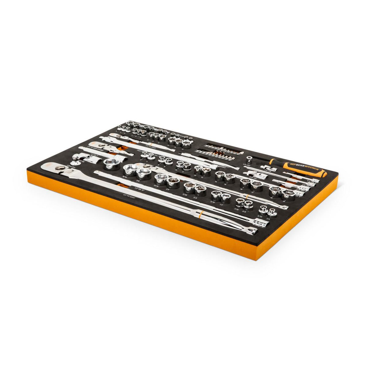 Gearwrench GWMS120CBMTS 89 Piece 1/4", 3/8" & 1/2" Drive 120XP Mechanics Tool Set in Foam Tray