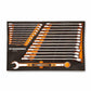 Gearwrench GWMSSWHMM 24 Piece 12 Point Metric Hi-Viz Long Pattern Combination Wrench Set in Foam Storage Tray
