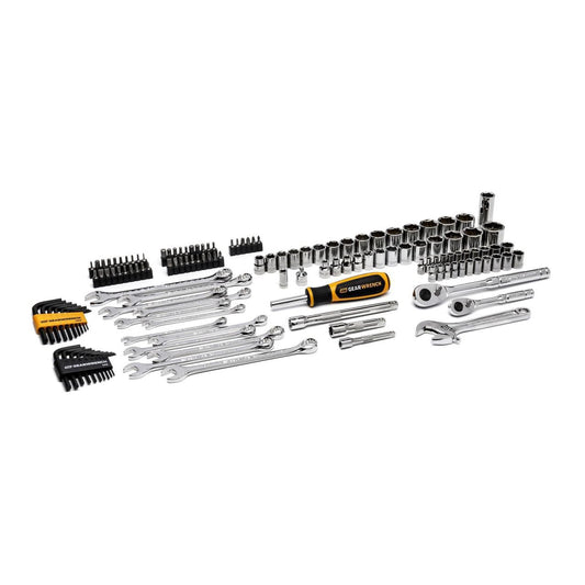 Gearwrench GWPRO138 138 Piece 1/4" & 3/8" Drive 72-Tooth 6 Point Professional Tool Set