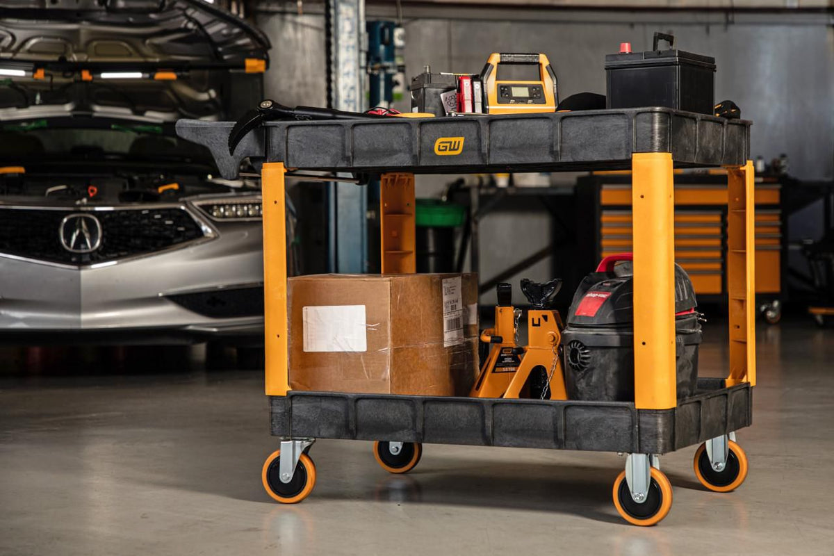 Gearwrench GWPSCM 46" 2-Shelf Heavy Duty Utility Cart