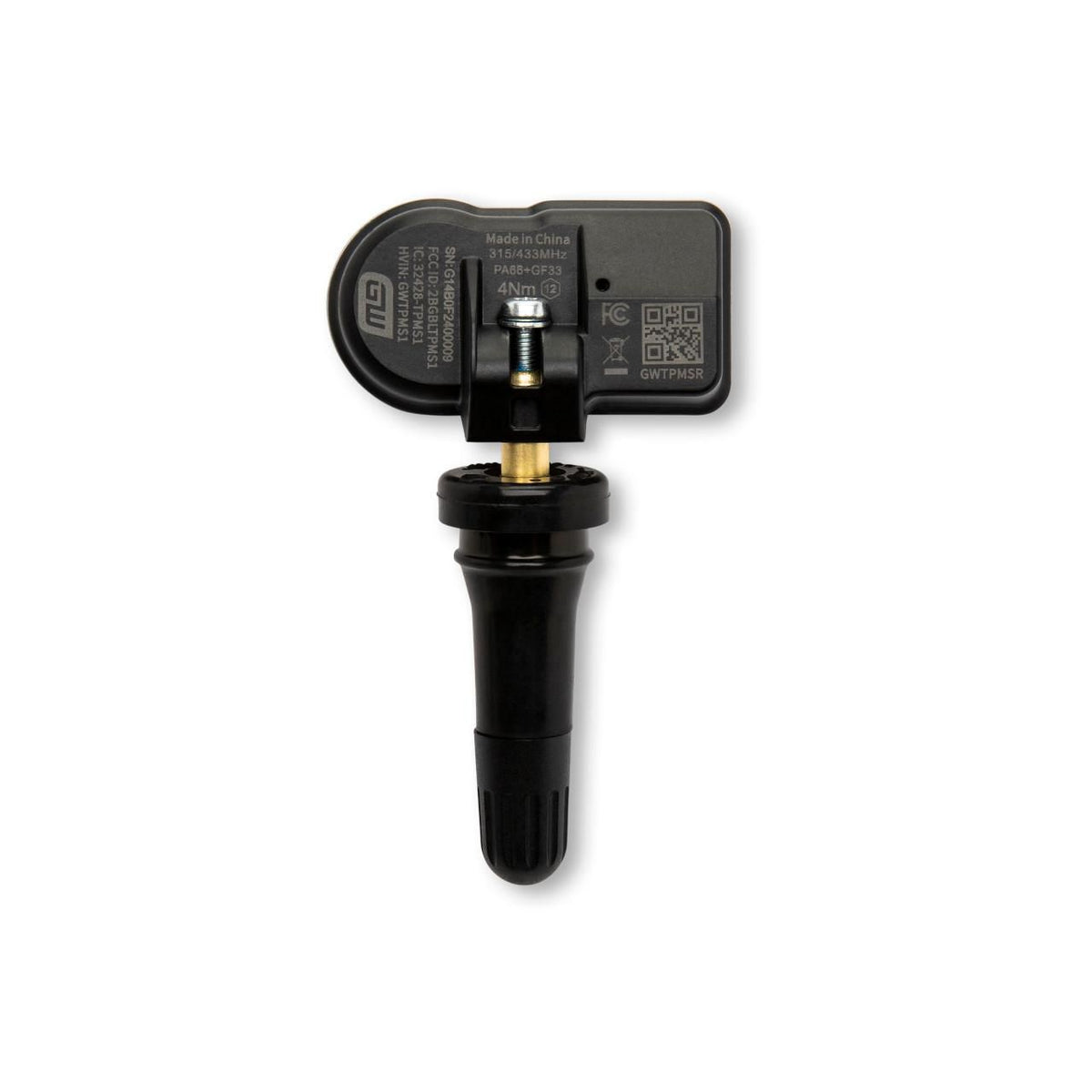 Gearwrench GWTPMSR4PK Universal Programmable Rubber TPMS Sensor - 4 Pack