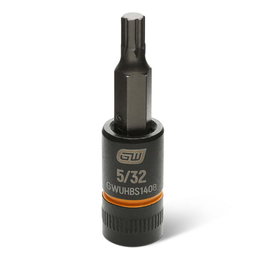 Gearwrench GWUHBS1408 1/4" Drive Impact Bi-directional Hex Bit Socket 5/32"
