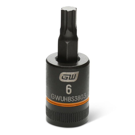 Gearwrench GWUHBS3803 3/8" Drive Impact Bi-directional Hex Bit Socket 6mm