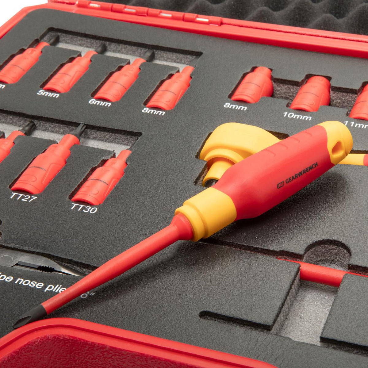 Gearwrench GWVDE20 20 Piece 3/8" Drive VDE Insulated Tool Set