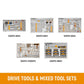 Gearwrench MEGAMOD1331 1331 Piece MEGAMOD Master Mechanics Tool Set in Premium Modular Foam Trays With Tool Storage and Shop Equipment
