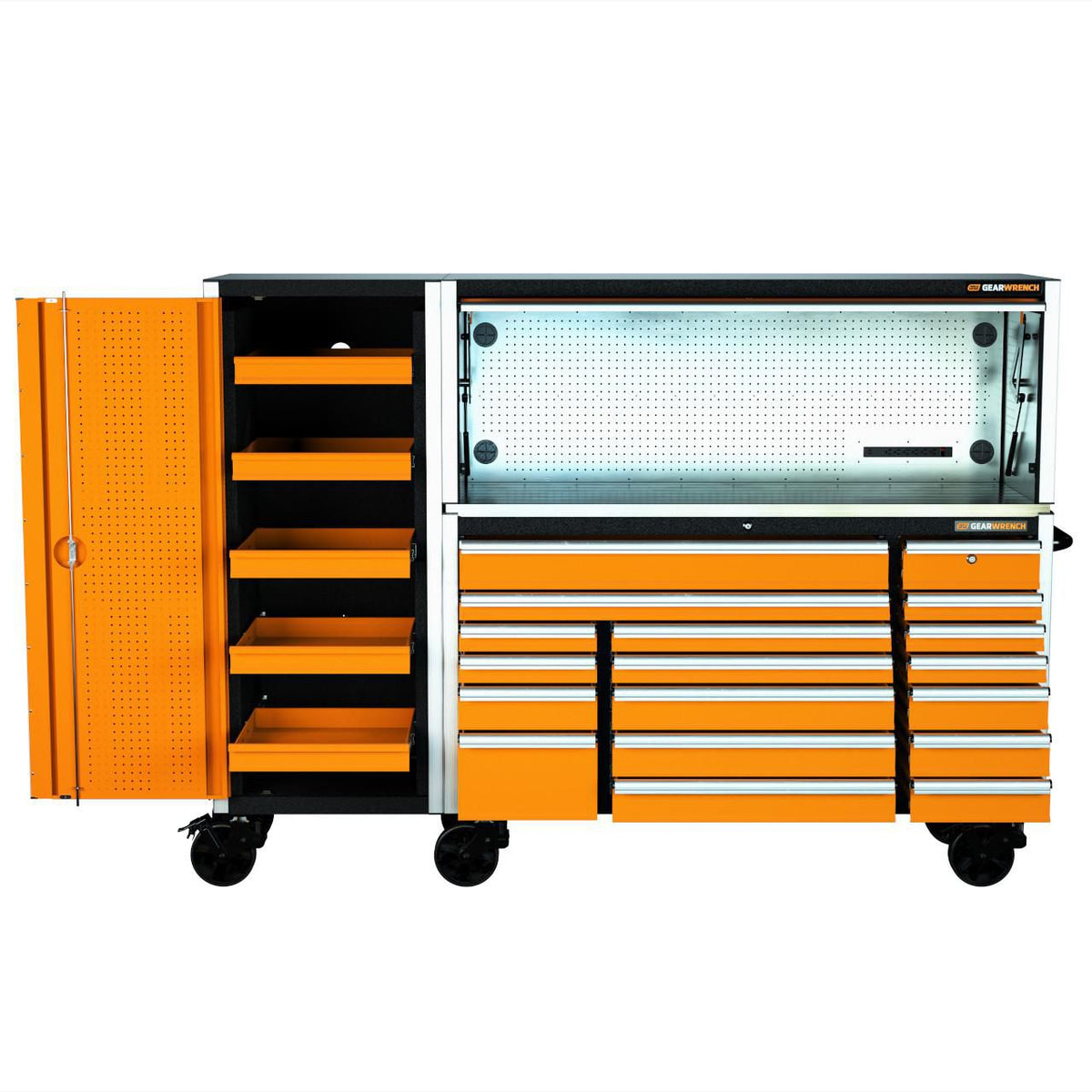Gearwrench 83249HTC 72" x 24" Top Mount Hutch for Rolling Tool Cabinet