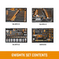 Gearwrench MEGAMOD1858 1858 Piece MEGAMOD Mechanics Tool Set in Premium Modular Foam Trays with Tool Storage & Shop Equipment