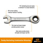 Gearwrench 9507D 7 Piece 72-Tooth 12 Point Stubby Ratcheting Combination SAE Wrench Set