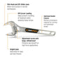 Gearwrench 89754 12" Chrome Adjustable Wrench