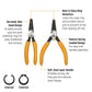 Gearwrench 89700 2 Piece Fixed Joint Internal/External Snap Ring Plier Set