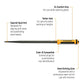 Gearwrench GWAB25CG 25" Alignment Bar with Cushion Grip