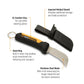 Gearwrench GWKHBFXS Lineman Fixed Blade Hawkbill Knife with Sharp Tip