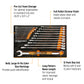 Gearwrench GWMSSWHSAE 19 Piece 12 Point SAE Hi-Viz Long Pattern Combination Wrench Set in Foam Storage Tray