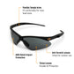 Gearwrench GWSGT Tinted Safety Glasses with UV Protection