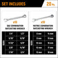 Gearwrench 35720 20 Piece 72-Tooth SAE/Metric Ratcheting Combination Wrench Set