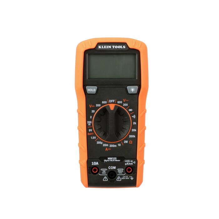 Klein Tools MM325 Digital Multimeter, Manual-Ranging, 600V