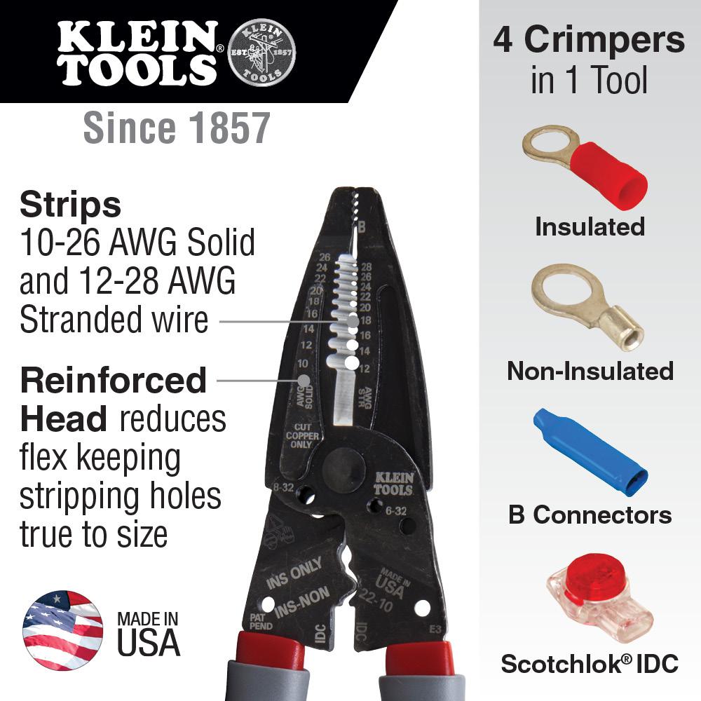 Klein Tools 1019 Klein Tools Kurve® Wire Strippers/Cutters