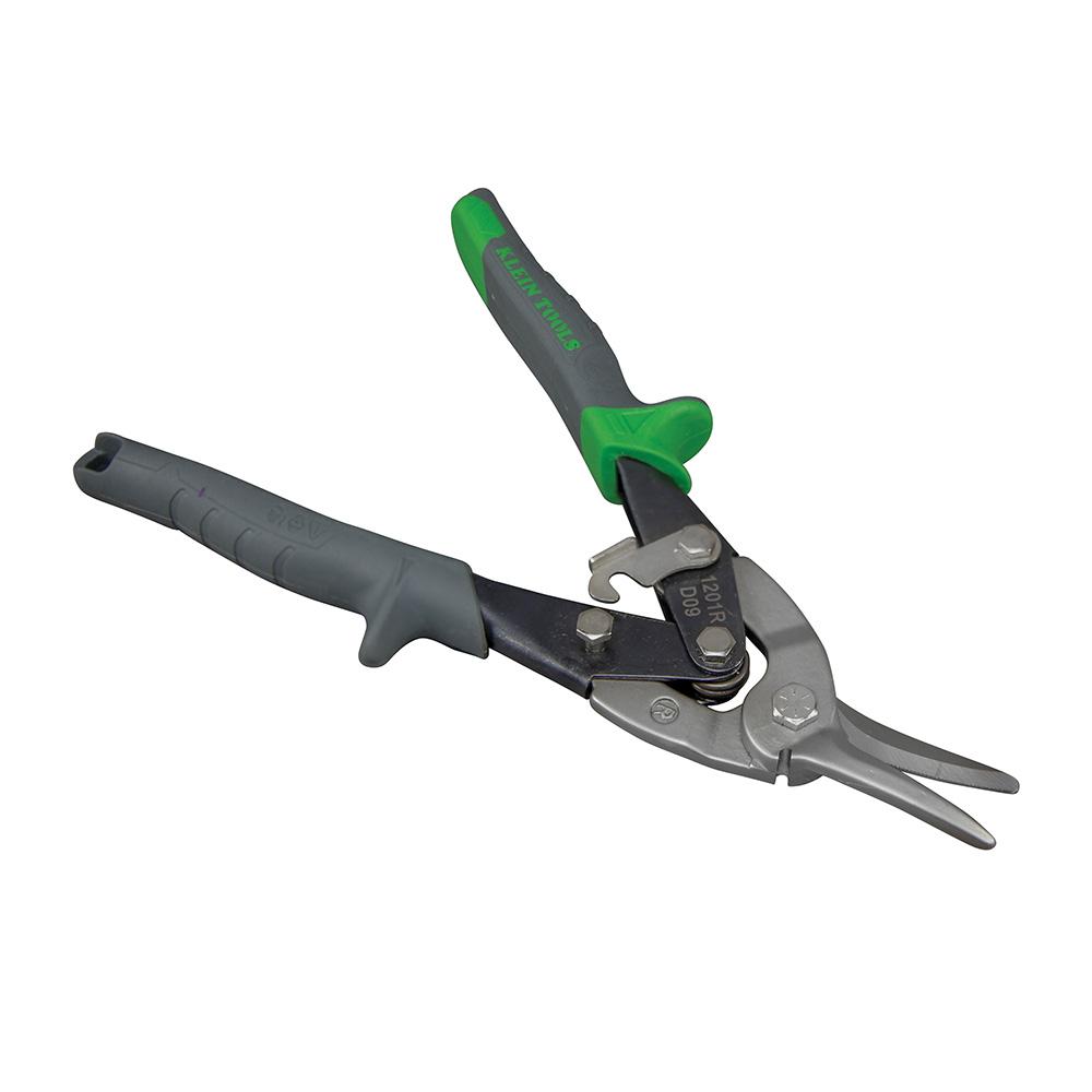 Klein Tools 1201R Aviation Snips With Wire Cutter, Right