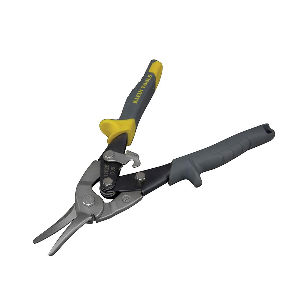 Klein Tools 1202S Aviation Snips With Wire Cutter, Straight