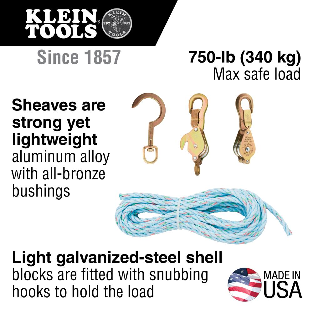 Klein Tools 1802-30S Block And Tackle