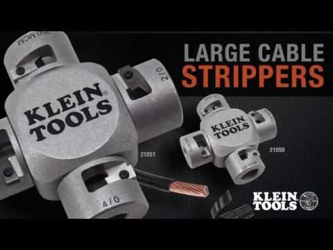 Klein Tools 21050 Large Cable Stripper (750-350 Mcm)