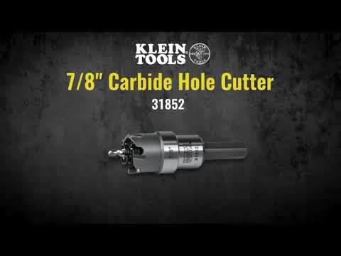 Klein Tools 31852 7/8" Carbide Hole Cutter