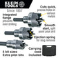 Klein Tools 31873 8-Piece Master Electrician'S Hole Cutter Kit