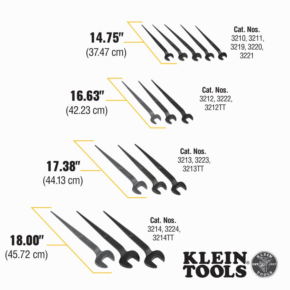 Klein Tools 3212TT Us Heavy 3/4" Erection Wrench With Hole