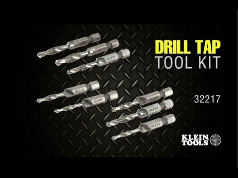 Klein Tools 32217 Drill Tap Tool Kit, 8-Piece