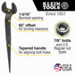 Klein Tools 3223 1-5/16" Erection Wrench