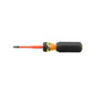 Klein Tools 32293 Flip-Blade Insulated Screwdriver, 2-In1, Ph Bit #2, Sl Bit 1/4-Inch