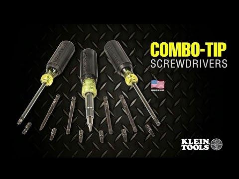 Klein Tools 32378 Screwdriver Set, Combination Tip, 2-Piece