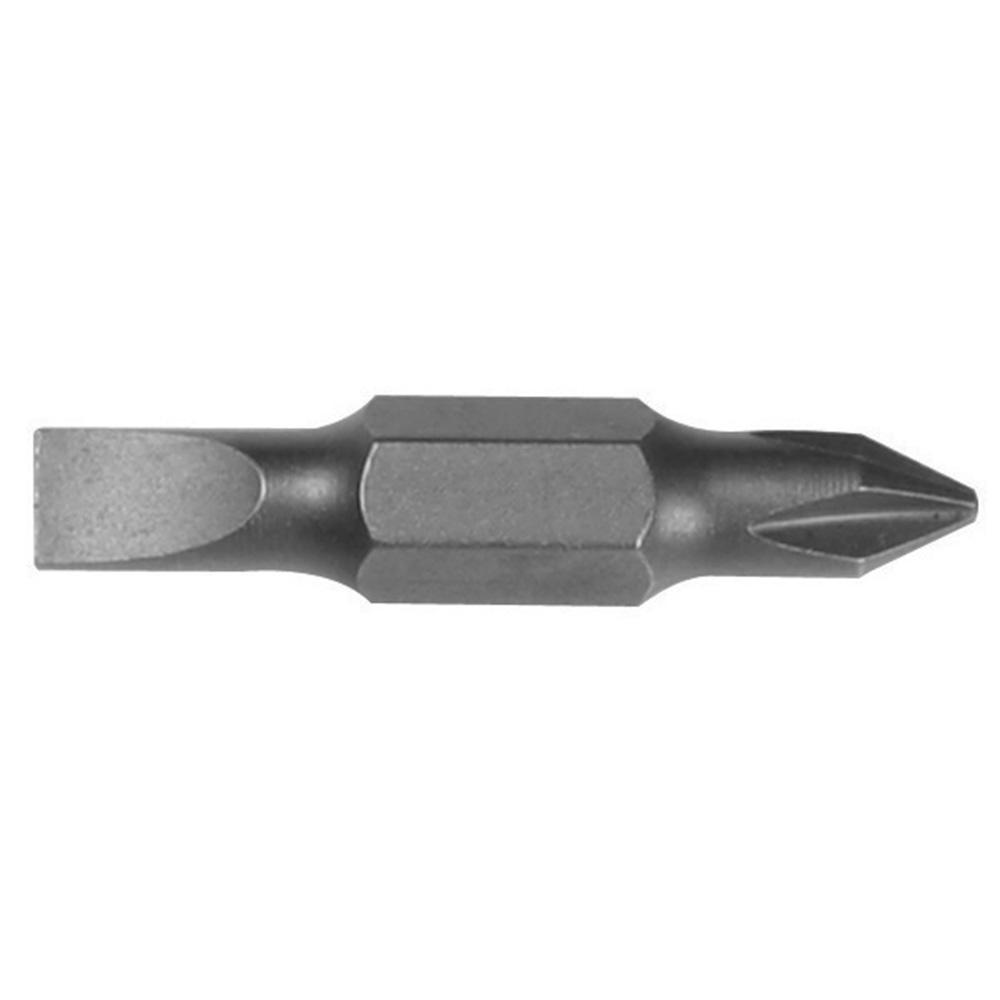 Klein Tools 32482 Replacement Bit. #1 Phillips, 3/16-Inch Slotted