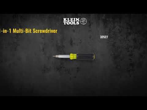 Klein Tools 32527 11-In-1 Screwdriver/Nutdriver - Schrader Valv