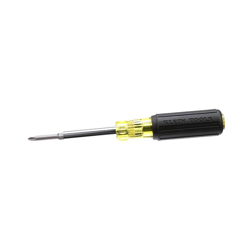 Klein Tools 32559 Multi-Bit Screwdriver / Nut Driver, 6-In-1, Extended Reach, Ph, Sl