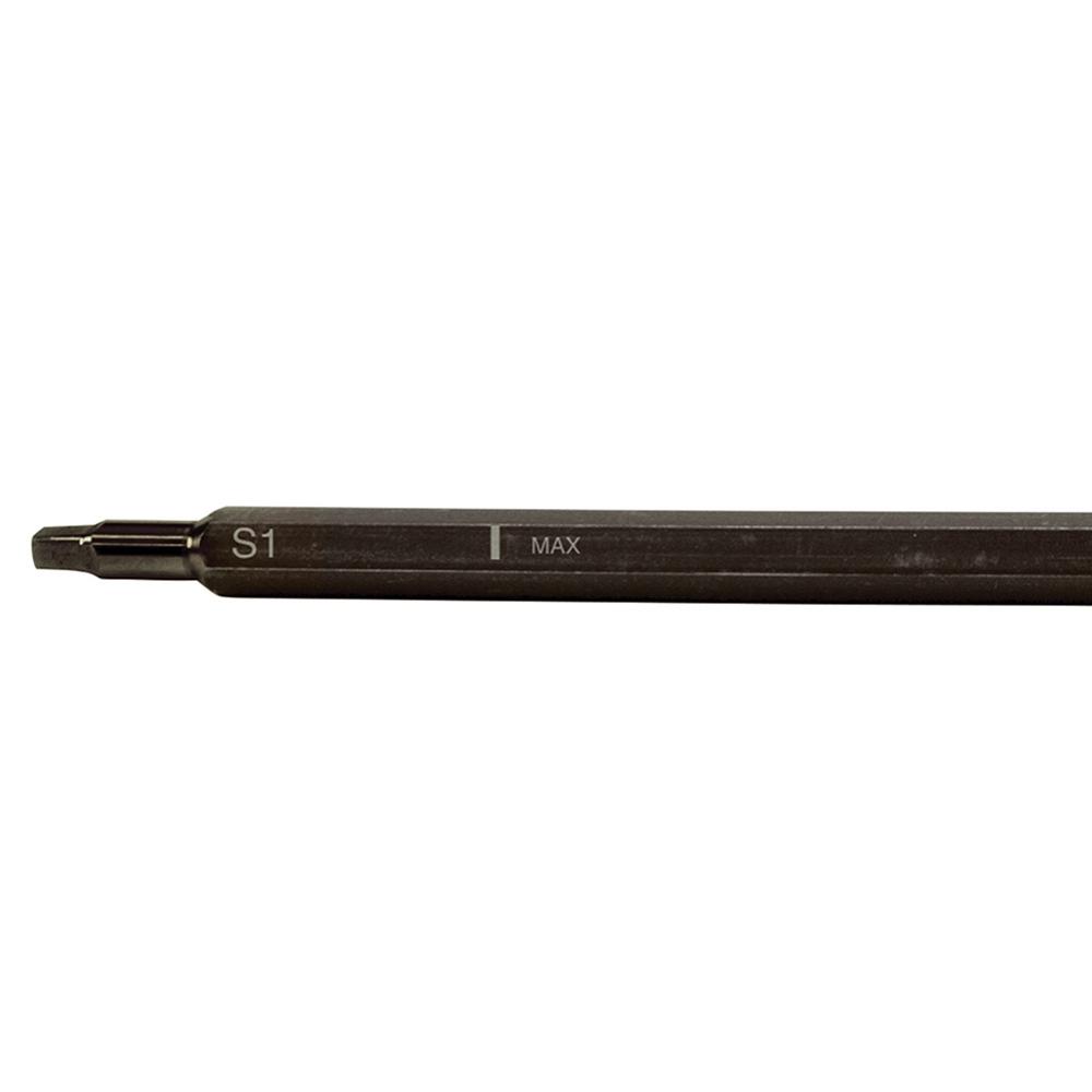 Klein Tools 32709 Adjustable-Length Screwdriver Blade, Square #1, #2