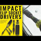 Klein Tools 32768 3-In-1 Impact Flip Socket Set, 1/4-Inch, 5/16-Inch, 2-Piece