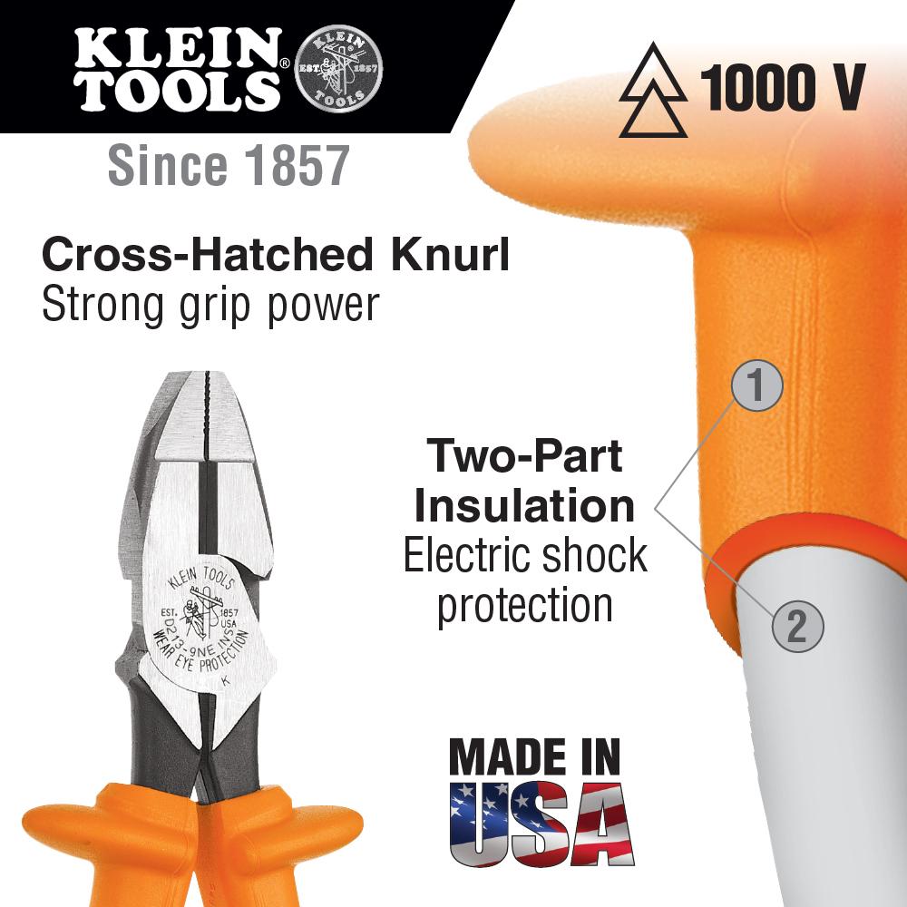 Klein Tools 33525SC Utility Insulated 13-Pctool Kit W/Roll-Up Case