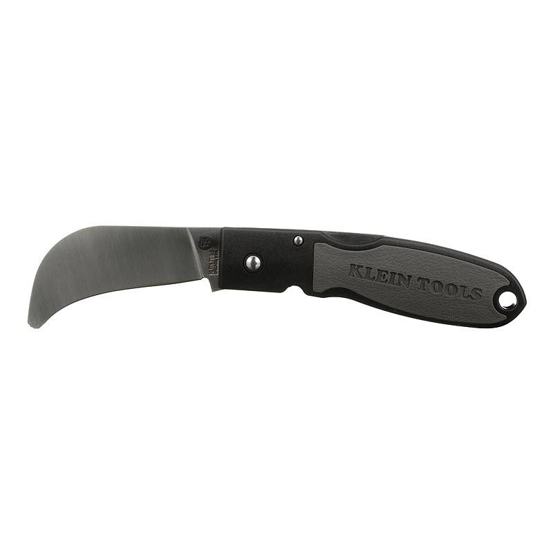Klein Tools 44005R - Lockback Rounded Tip Knife with Precision Hawkbill Blade, Versatile Cutting Tool for Various Applications