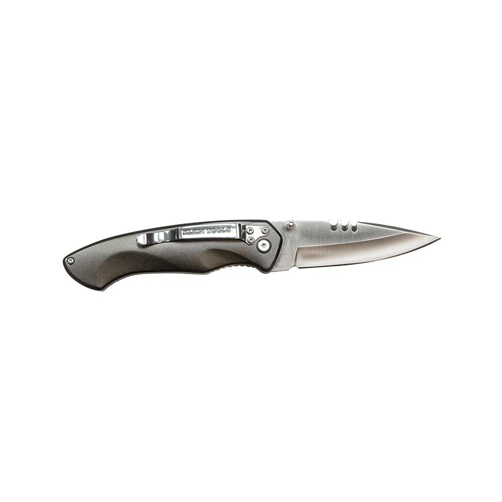 Klein Tools 44201 - Electrician's Pocket Knife with Steel Blade, Essential Tool for Electrical Professionals