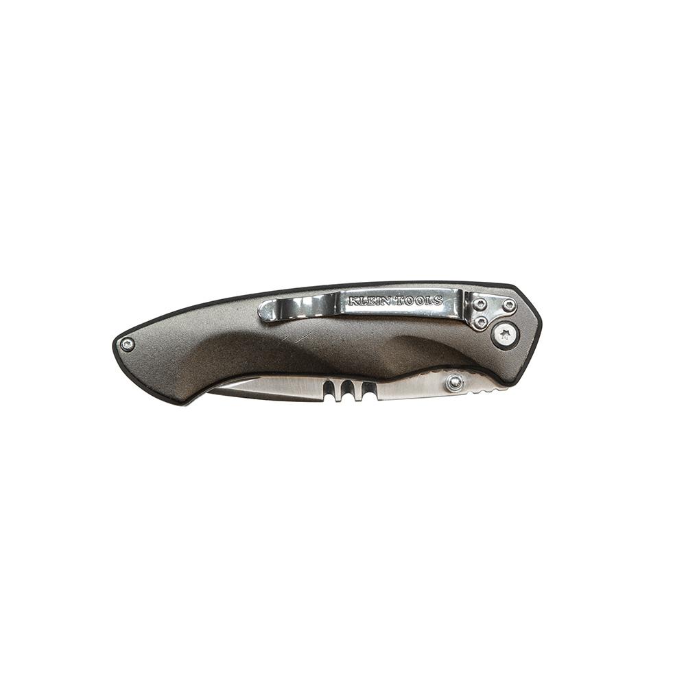 Klein Tools 44201 - Electrician's Pocket Knife with Steel Blade, Essential Tool for Electrical Professionals