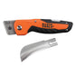 Klein Tools 44218 - Cable Skinning Utility Knife with Replaceable Steel Blade (1 Ea)