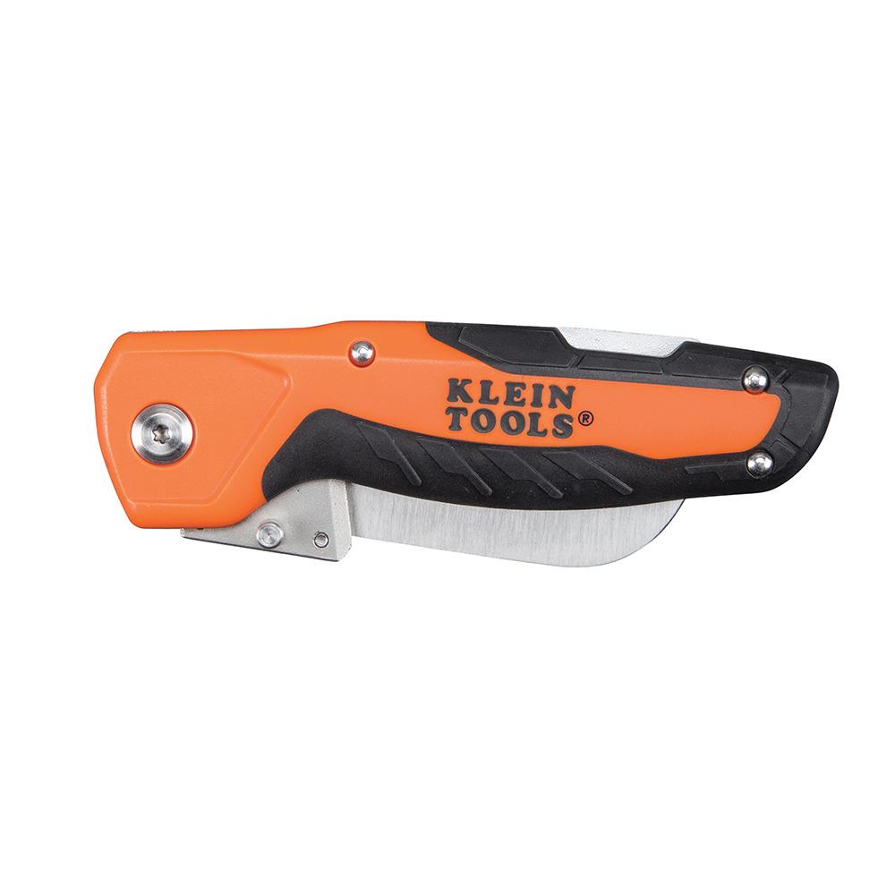 Klein Tools 44218 - Cable Skinning Utility Knife with Replaceable Steel Blade (1 Ea)