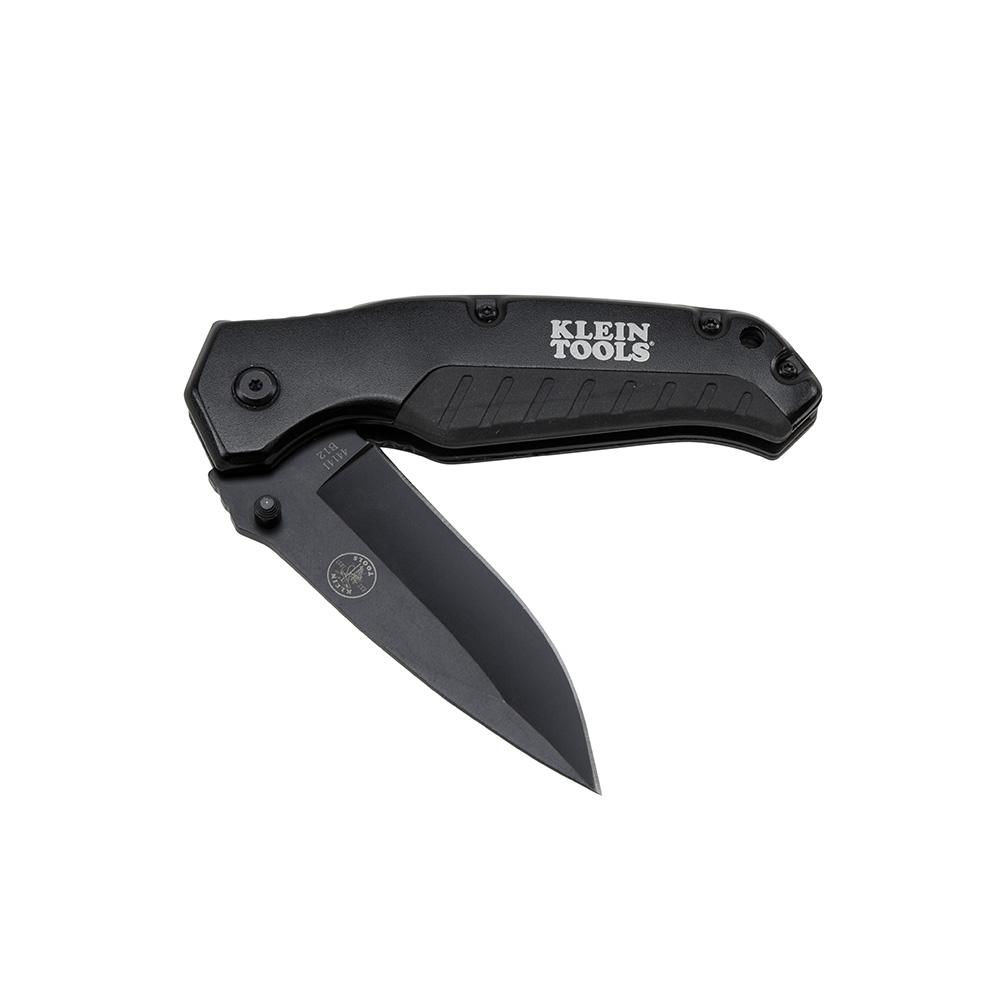 Klein Tools 44220 - Pocket Tool with Dark Steel Blade, Reliable Device featuring Drop Point Design