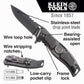 Klein Tools 44228 - Professional Electrician's Pocket Knife with Smooth Bearing-Assisted Opening, Essential Tool for Electrical Work