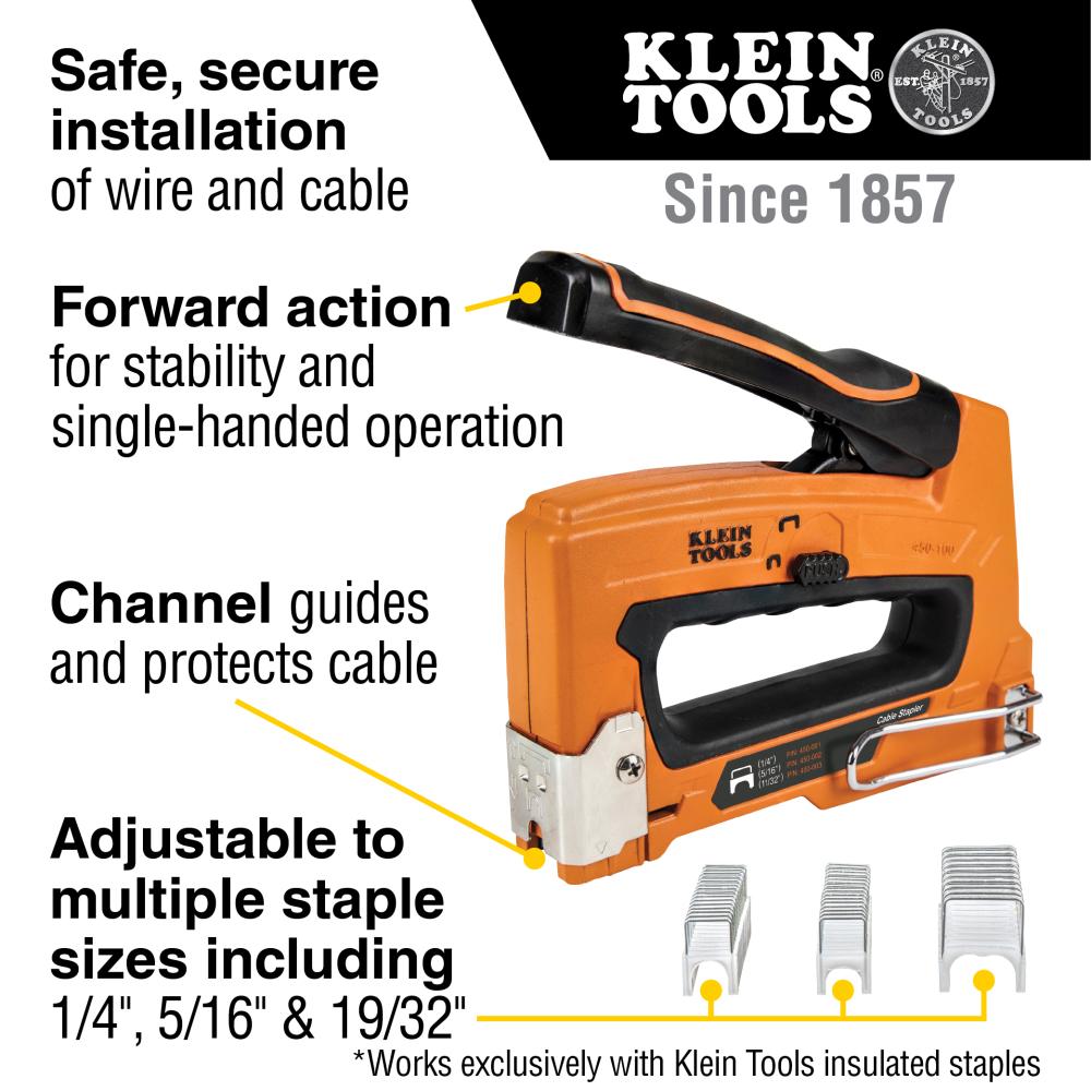 Klein Tools 450-100 Klein Tools 450100 Klein Tools Loose Cable Staplers