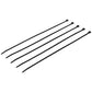 Klein Tools 450-210 Cable Ties, Zip Ties, 50-Pound Tensile Strength, 11.5-Inch, Black