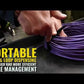 Klein Tools 450-950 Hook And Loop Tape, 3/4-Inch, 25-Foot, Black, Custom Length Cable Ties
