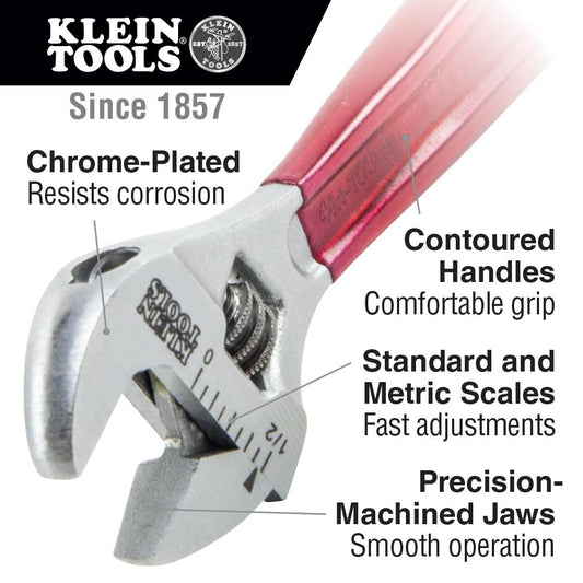 Klein Tools 507-12 G7533 12" Adjustable Wre